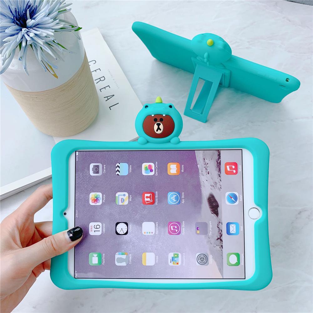Silicon Case For ipad 7th 10.2 2019 Case For iPad Air 3 10.5 Pro 10.5 funda cover For iPad mini 5 7.9 For iPad Air 9.7 2018 case (TLC3)(F47)
