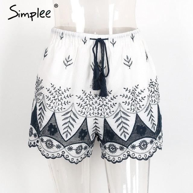 Amazing High Waist Shorts - Women Drawstring Loose Print Shorts (TBL2)(F32)