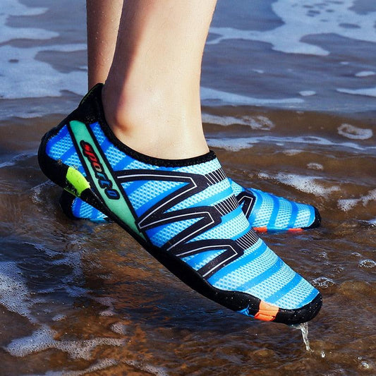 Unisex Swimming Shoes - Quick-Drying Aqua Flats And Couples Water Sandals (D12)(MSC6)(MSC5)(MSC2)