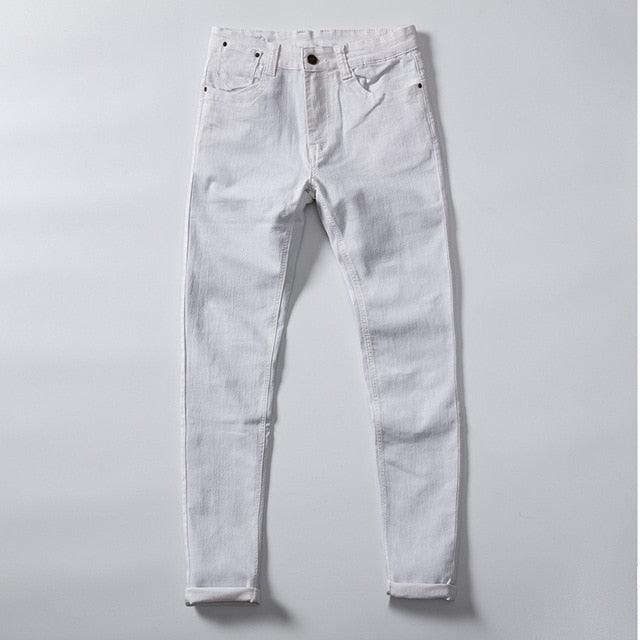 Skinny Jeans - Men Zipper Fly Slim Fit Stretch Male Jean - Pencil Pants (TG2)