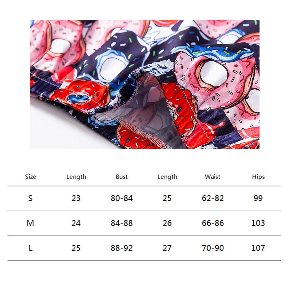 Gorgeous Women's Sleepwear Sets - Summer Fashion Silk Suspenders Pajamas Set -V-neck Thin Section (3U90)