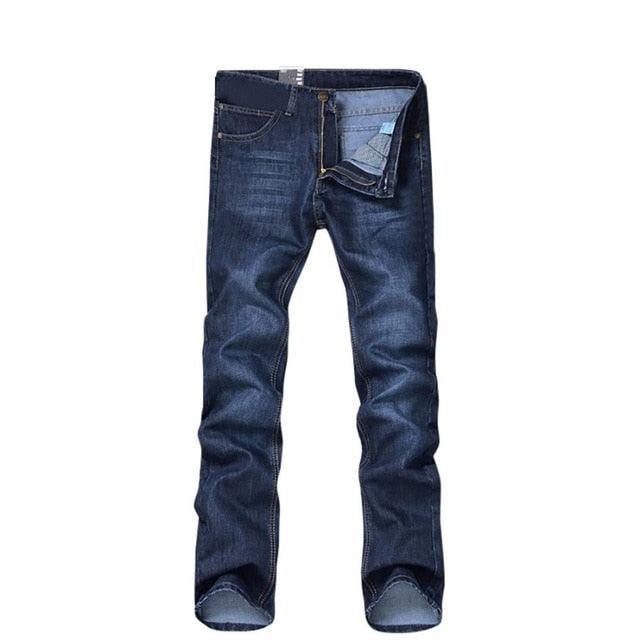 Slim Fit Denim Scratched Men's Pure Color Trousers Jeans Pants (3U9)