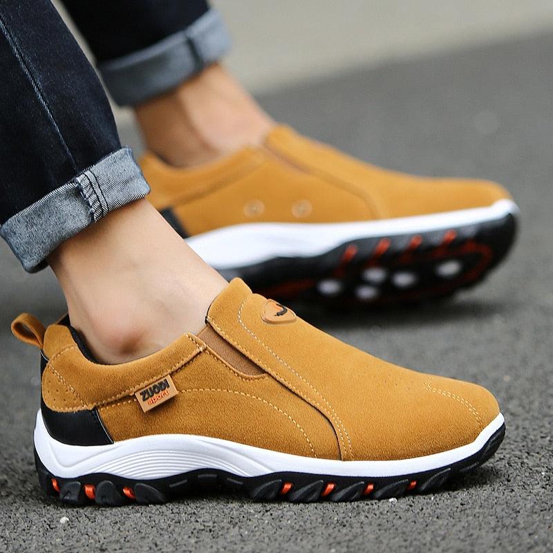 Slip On Men's Loafers Summer Driving Shoes - Comfortable Light Footwear (D12)(MSC2A)