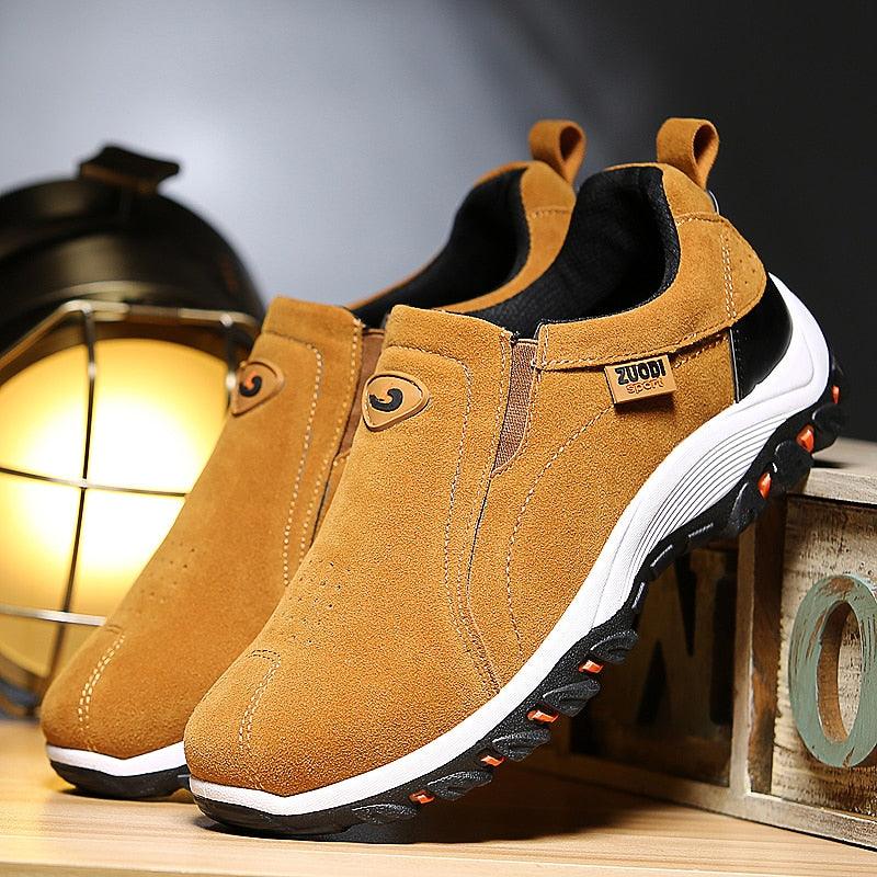 Slip On Men's Loafers Summer Driving Shoes - Comfortable Light Footwear (D12)(MSC2A)