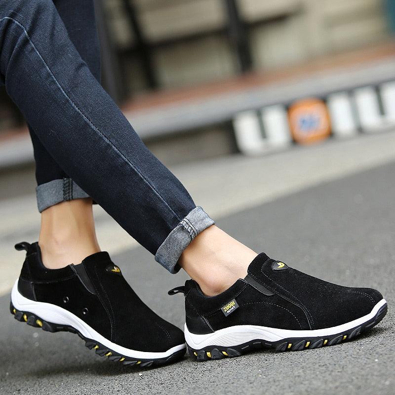 Slip On Men's Loafers Summer Driving Shoes - Comfortable Light Footwear (D12)(MSC2A)