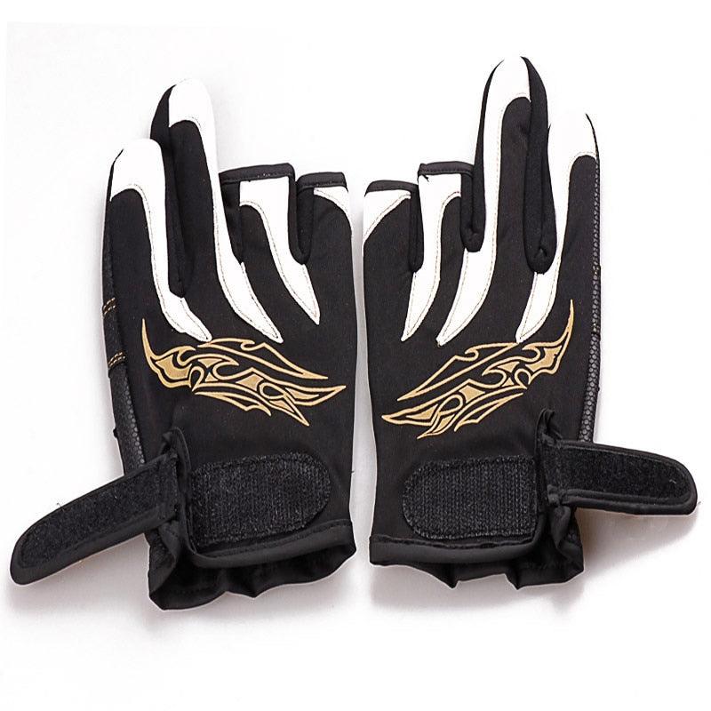 Smart Fishing Gloves - Half Finger Breathable Waterproof Anti-slip Men's Gloves (4AC1)(F103)
