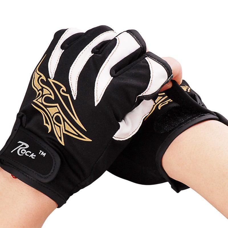 Smart Fishing Gloves - Half Finger Breathable Waterproof Anti-slip Men's Gloves (4AC1)(F103)