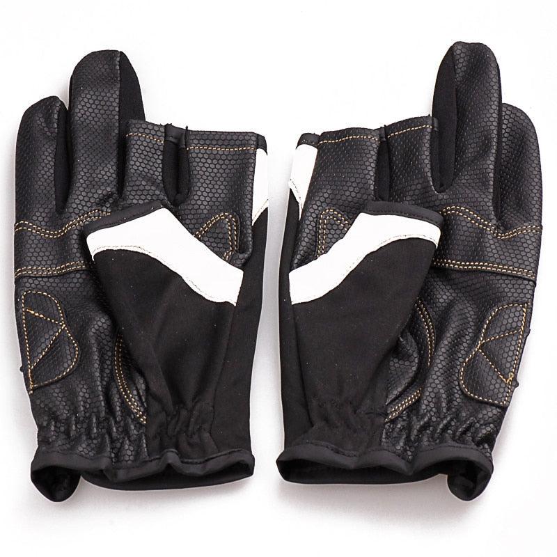 Smart Fishing Gloves - Half Finger Breathable Waterproof Anti-slip Men's Gloves (4AC1)(F103)