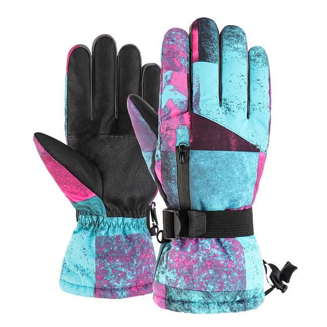 Great Snowboard Gloves - Touch Screen Winter Warm Professional Ski Gloves - Ultralight Waterproof (6WH1)(F87)
