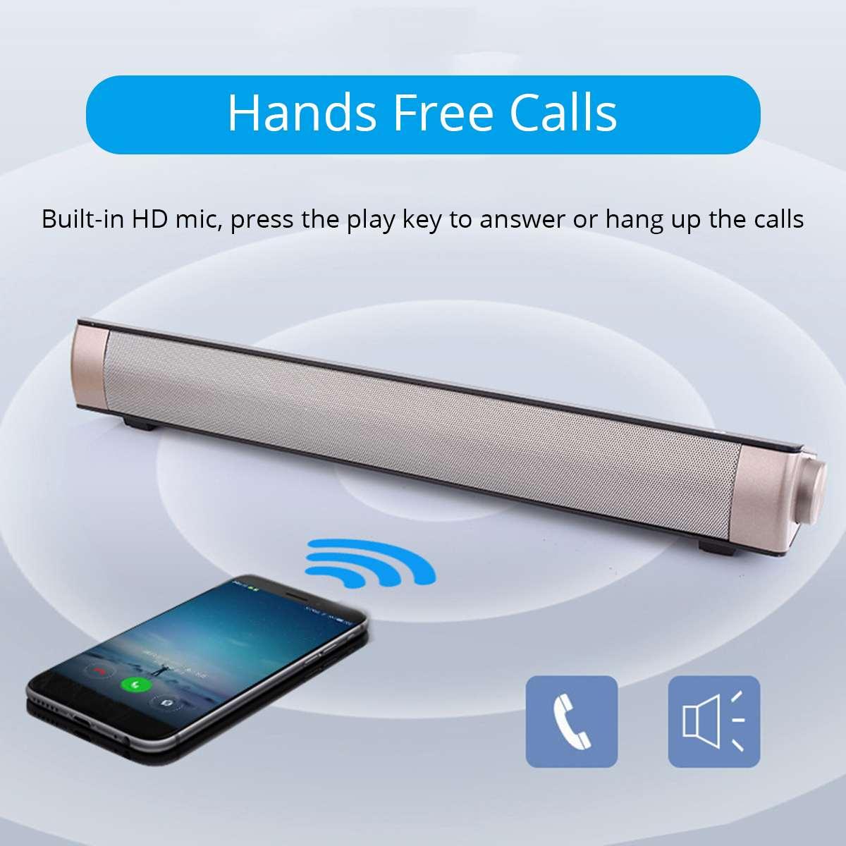 Soundbar Bluetooth Speaker - Phone Computer Stereo Music surround Outdoor Speakers (HA5)(HA2)(1U57)