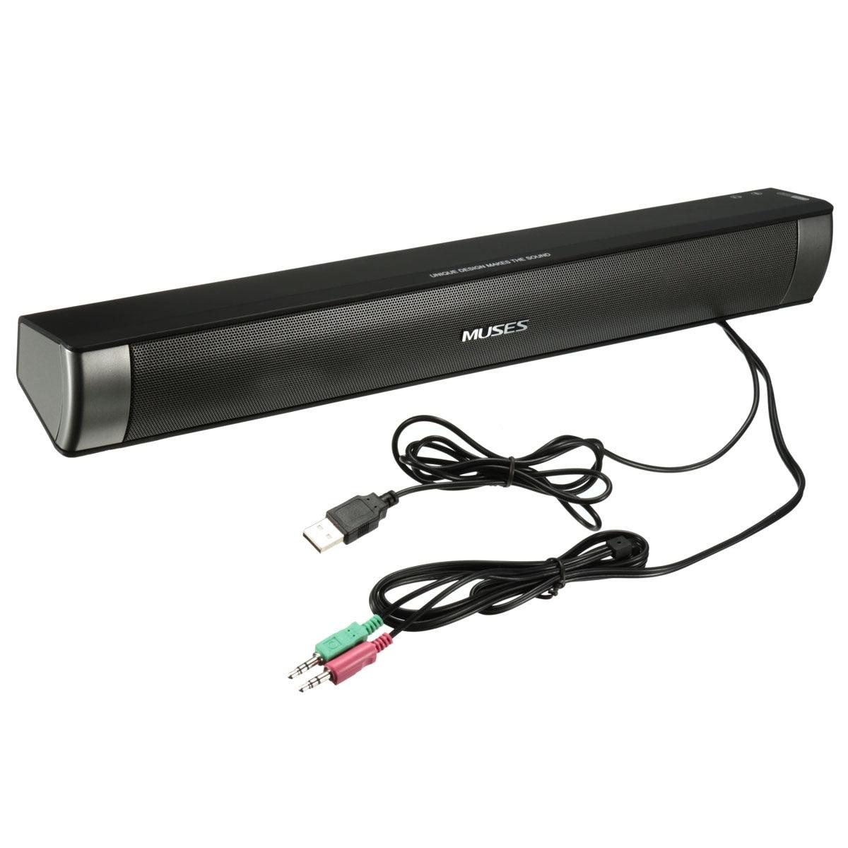 Wired Soundbar Speaker HIFI Bass Stereo Sound Bar with USB AUX Mic (HA5)(HA2)(1U57)