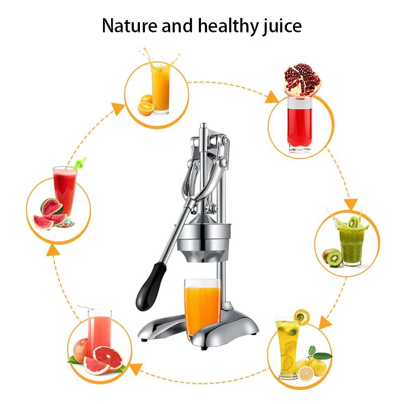 Great Stainless Steel Citrus Fruits Squeezer - Orange Lemon Juicer - Fruit Pressing Machine (H7)(1U59)