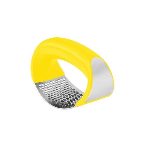 Great Stainless Steel Garlic Press Slicer - Manual Shredder Candy Color Ring Ginger Press (D61)(AK3)