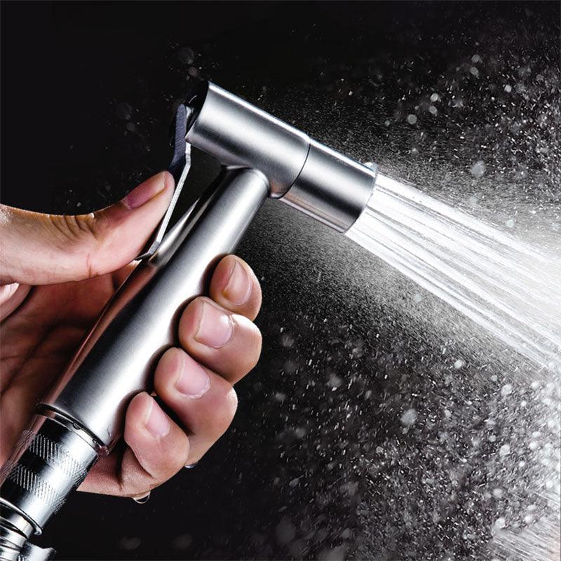 Stainless Steel Handheld Shower Douche Bidet Sprayer - Portable Shower Head Toilet Adapter High Pressure (B&3)(1U65)(F65)