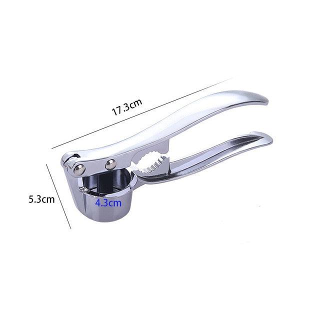 StainlessSteel Garlic Press Crusher Ginger Cutting Machine - Fruit And Vegetable Squeezing (AK3)(AK4)