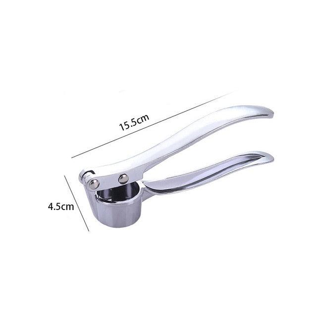 StainlessSteel Garlic Press Crusher Ginger Cutting Machine - Fruit And Vegetable Squeezing (AK3)(AK4)