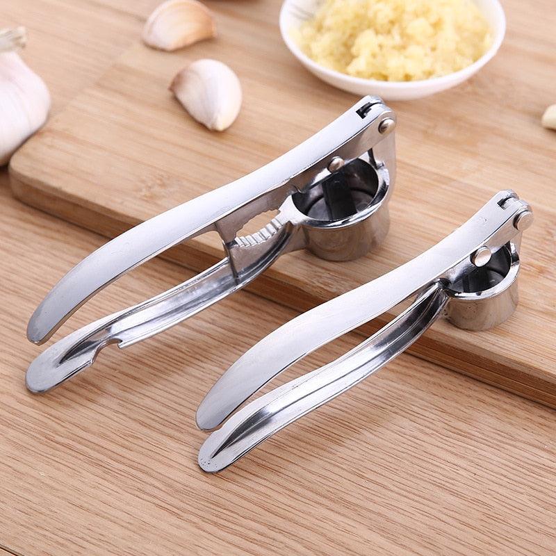 StainlessSteel Garlic Press Crusher Ginger Cutting Machine - Fruit And Vegetable Squeezing (AK3)(AK4)