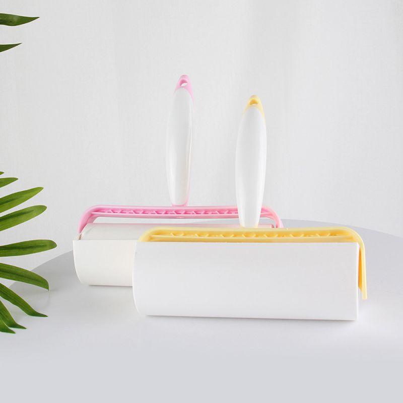 Sticky Lint Rollers Home Cleaning Tools Clothes Sofa Dust Hair Clean Brushes With Handle (2U75)