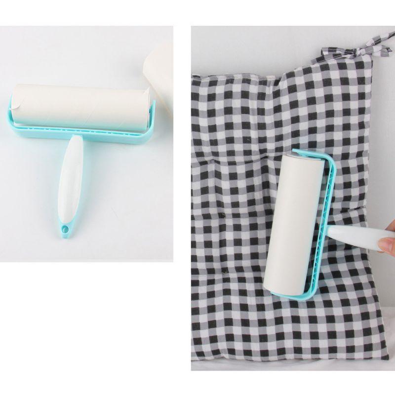 Sticky Lint Rollers Home Cleaning Tools Clothes Sofa Dust Hair Clean Brushes With Handle (2U75)