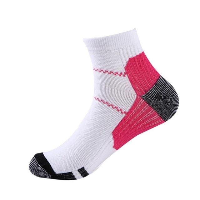 Summer Autumn Women Men Sports Compression Socks -Breathable Foot Socks (1U92)
