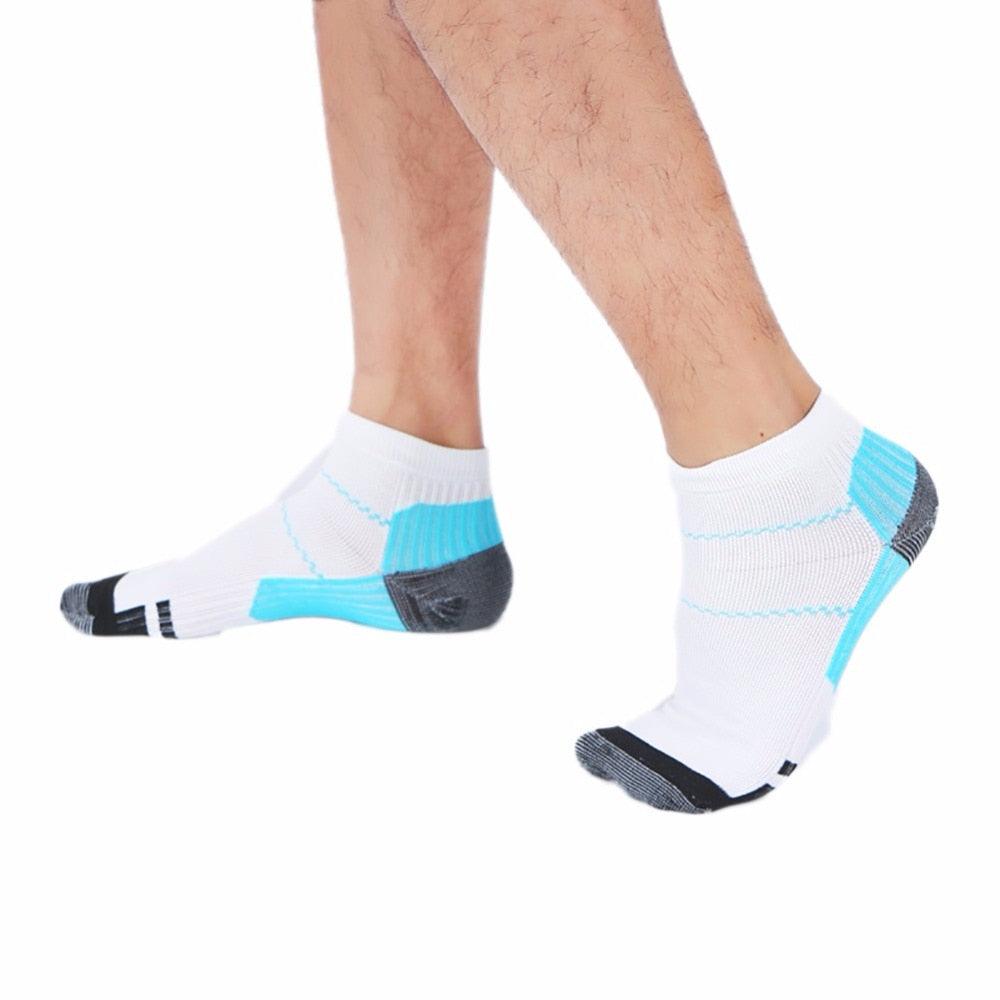 Summer Autumn Women Men Sports Compression Socks -Breathable Foot Socks (1U92)
