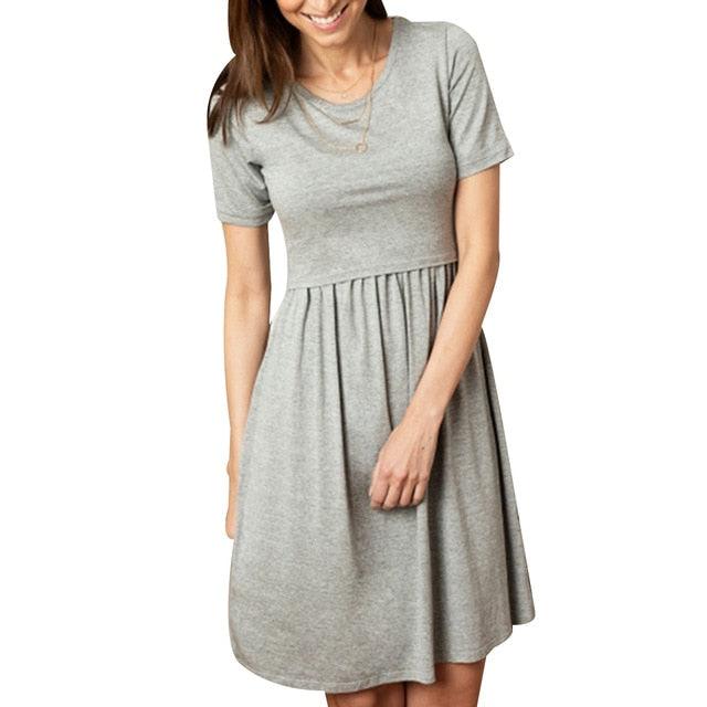 Summer cNightgown maternity short dresses (1U5)(Z7)(Z9)(2Z1)