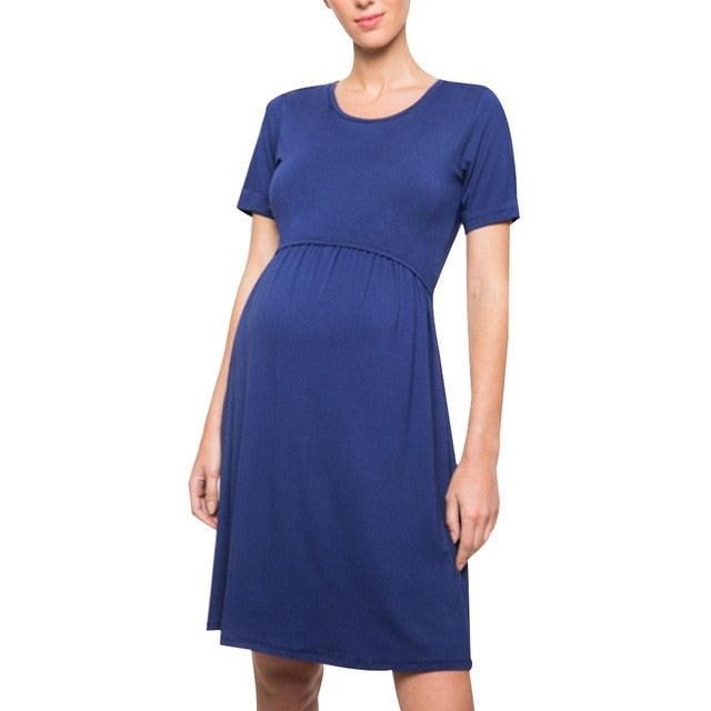 Summer cNightgown maternity short dresses (1U5)(Z7)(Z9)(2Z1)
