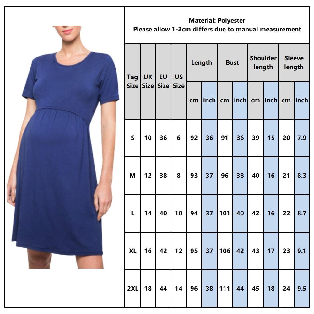 Summer cNightgown maternity short dresses (1U5)(Z7)(Z9)(2Z1)