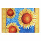 Sunflower Oil Painting Enterance Door Mat Rubber Suede Anti-slip Doormat Floor Mat Rug f (RU2)(RU4)(RU1)(1U68)