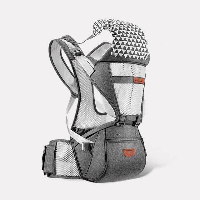 Trending Ergonomic Baby Carrier Baby Kangaroo Child Hip Seat Tool Baby Holder Sling Wrap Backpacks Baby Travel Activity Gear (1U01)(X2)