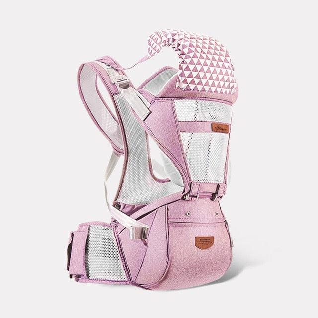 Trending Ergonomic Baby Carrier Baby Kangaroo Child Hip Seat Tool Baby Holder Sling Wrap Backpacks Baby Travel Activity Gear (1U01)(X2)
