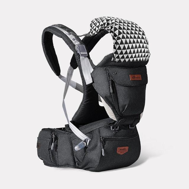 Trending Ergonomic Baby Carrier Baby Kangaroo Child Hip Seat Tool Baby Holder Sling Wrap Backpacks Baby Travel Activity Gear (1U01)(X2)