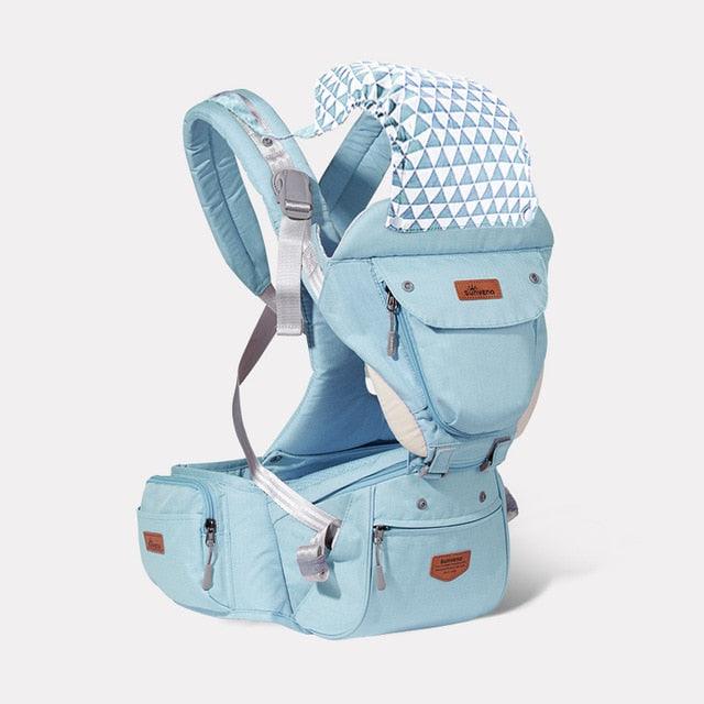 Trending Ergonomic Baby Carrier Baby Kangaroo Child Hip Seat Tool Baby Holder Sling Wrap Backpacks Baby Travel Activity Gear (1U01)(X2)
