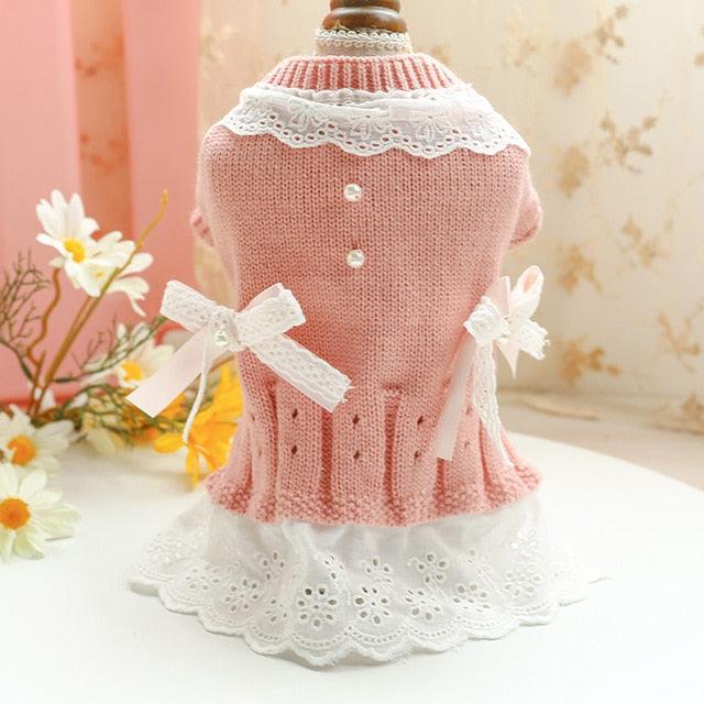 Sweet Pet Dog Clothes For Small Dogs - Costumes Coat Jacket Puppy Sweater Princess Pets Outfits (W3)(W4)(F69)