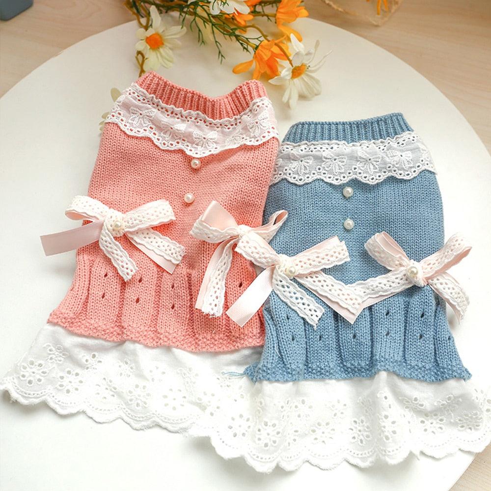 Sweet Pet Dog Clothes For Small Dogs - Costumes Coat Jacket Puppy Sweater Princess Pets Outfits (W3)(W4)(F69)