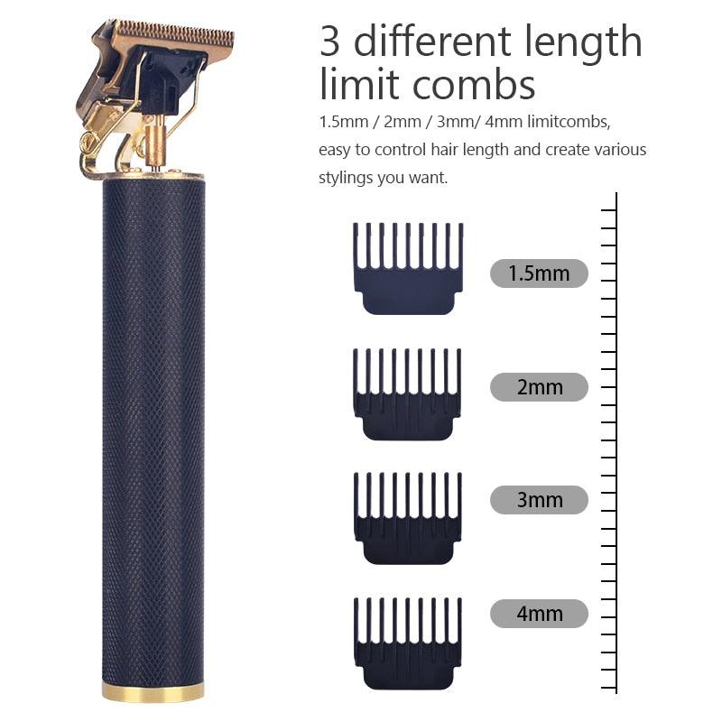 Trending T9 Hair Clipper Professional Electric Hair Trimmer - Baldheaded Cutter Beard Shaving Precision Finishing Hair Cutting Machine (BD6)(1U45)(F45)