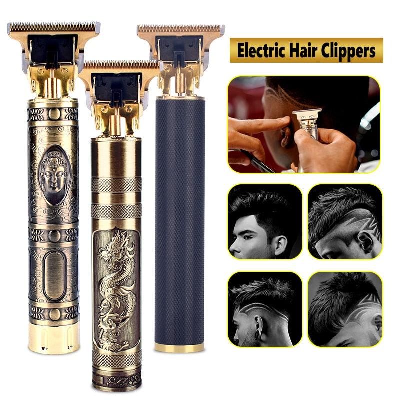 Trending T9 Hair Clipper Professional Electric Hair Trimmer - Baldheaded Cutter Beard Shaving Precision Finishing Hair Cutting Machine (BD6)(1U45)(F45)