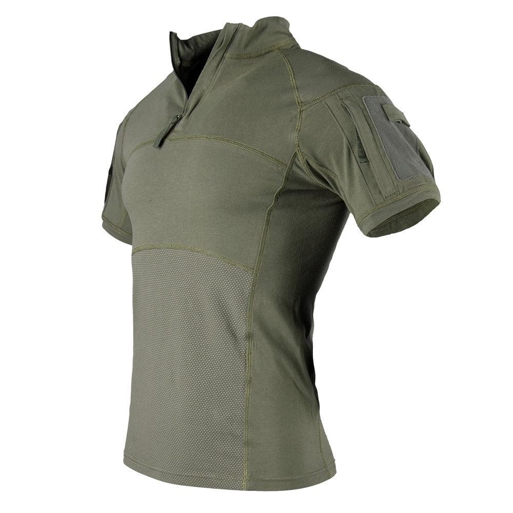 Men Tactical T-shirts - Summer Quick Dry T-shirts - Short Sleeve (1U8)