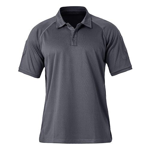 Summer Polo Shirts - Men's Lightweight Botton Casual Golf Breathable T shirt (1U8)