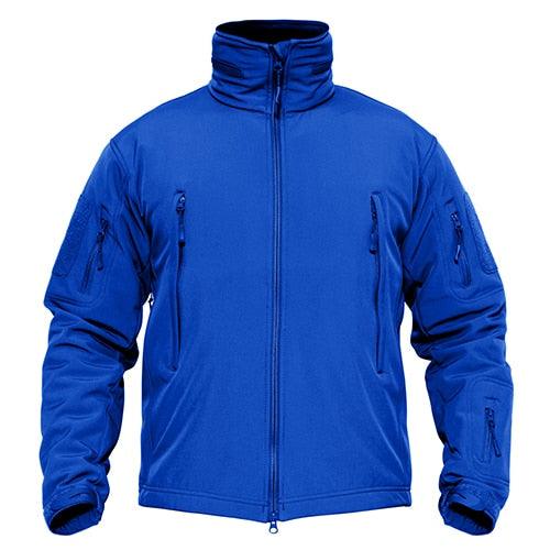 Winter Military Fleece Jacket - Men's Soft Jacket - Waterproof Army Jackets Coat (2U100)