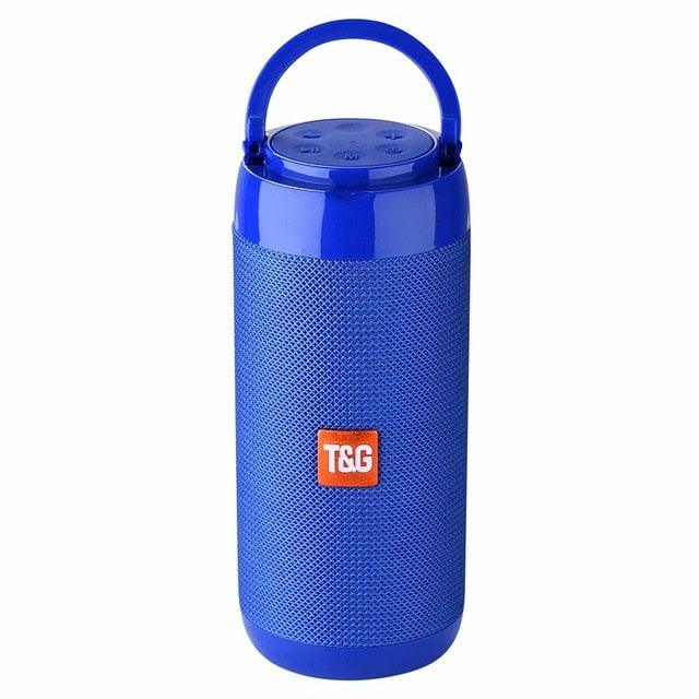 TG113C Column Portable Bluetooth Mini Speaker with FM Radio TF Card AUX Cable Wireless Loud Speakers & Phone Holder 9 Colors (D57)(HA)