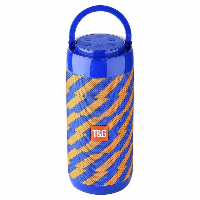 TG113C Column Portable Bluetooth Mini Speaker with FM Radio TF Card AUX Cable Wireless Loud Speakers & Phone Holder 9 Colors (D57)(HA)