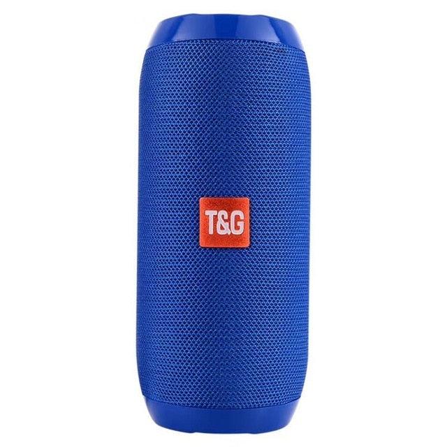 TG117 Bluetooth Speaker - Outdoor Waterproof Wireless Loudspeaker Support TF Card FM Radio Aux Input 3D Stereo Bluetooth Column (HA)