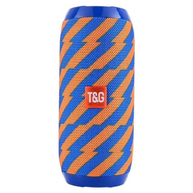 TG117 Bluetooth Speaker - Outdoor Waterproof Wireless Loudspeaker Support TF Card FM Radio Aux Input 3D Stereo Bluetooth Column (HA)