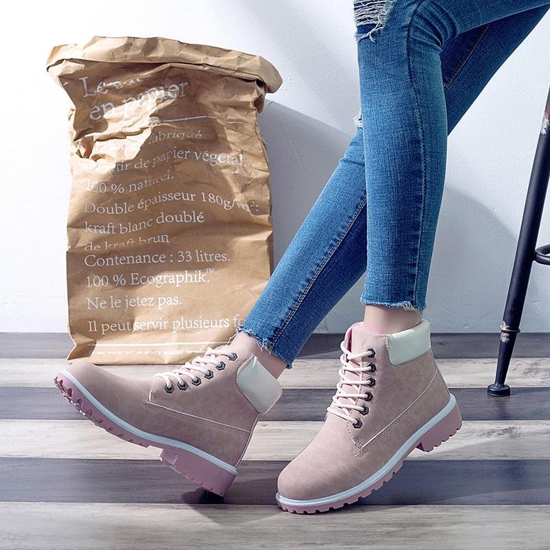 Autumn Winter Plush Snow Boot - Fashion Warm Women's Boots (D38)(D85)(BB1)(BB5)
