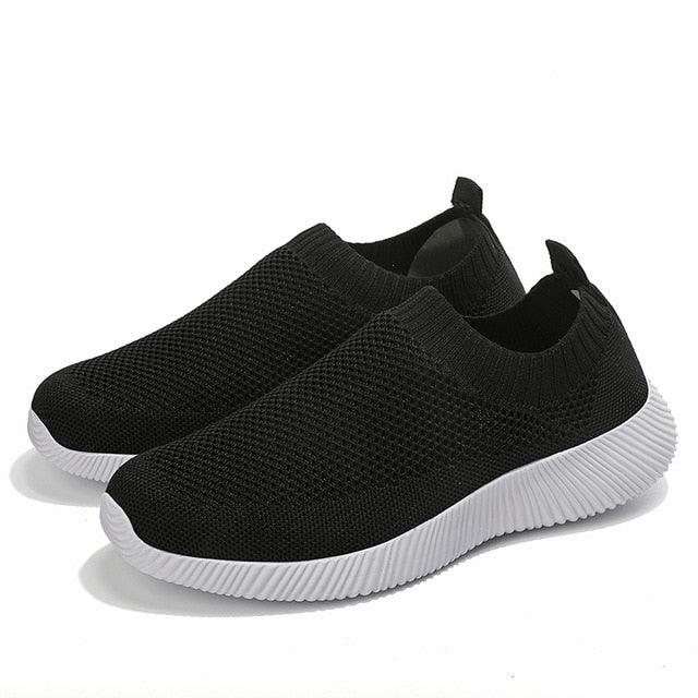 Great Women Sneakers - Flats Spring Sock Sneakers -Summer Slip on Flats Shoes (BWS7)(FS)