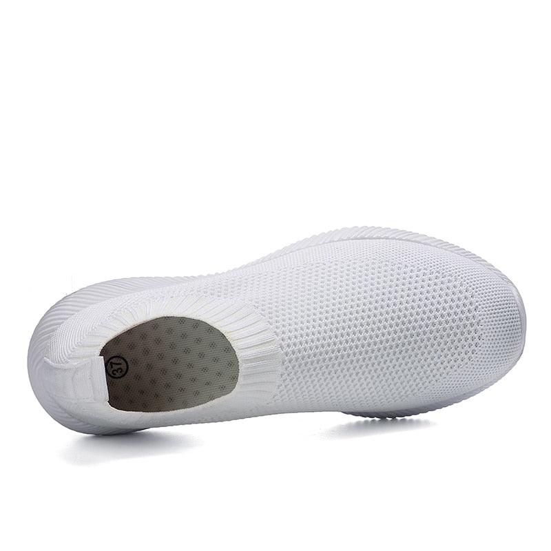 Great Women Sneakers - Flats Spring Sock Sneakers -Summer Slip on Flats Shoes (BWS7)(FS)