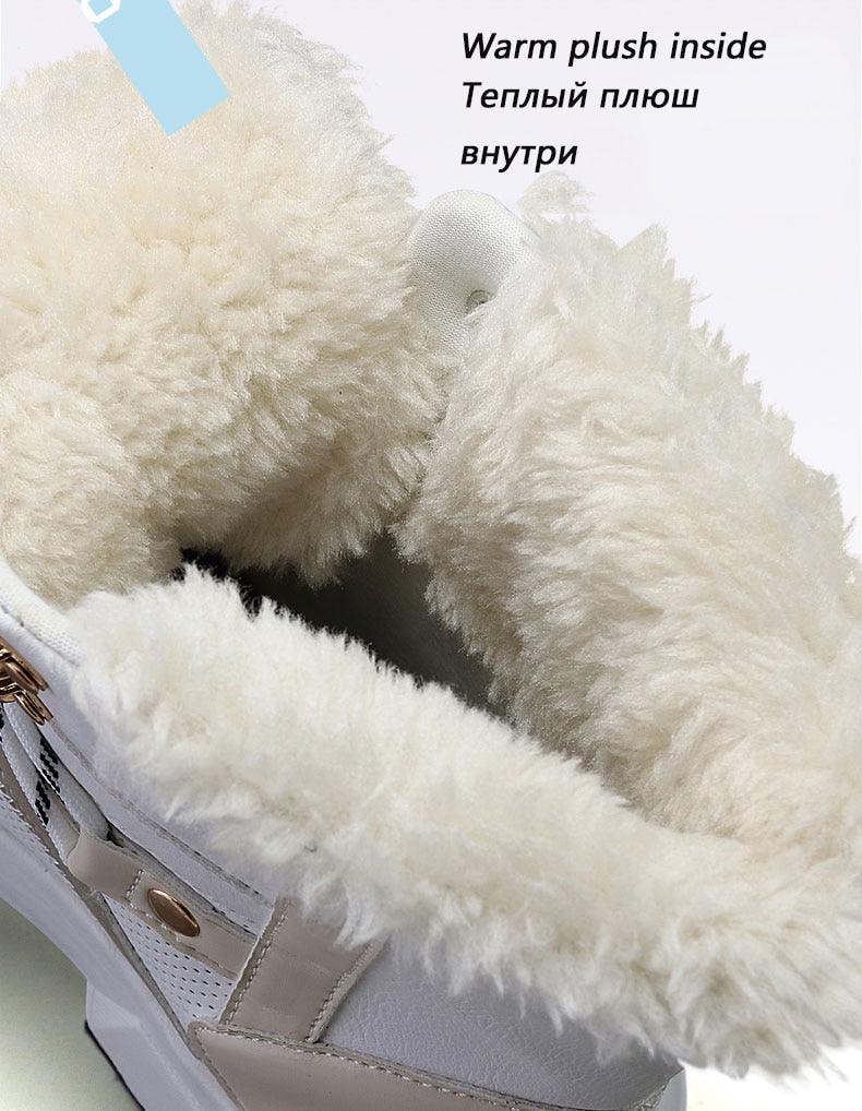 Great Ankle Women's Boots - Winter Warm Snow Boots - Thick Bottom Platform Booties (D38)(D85)(BB1)(BB5)