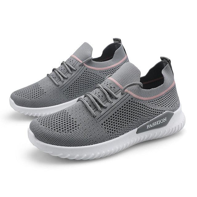 Fashion Women Sneakers - Flats Shoes - Spring Sock Sneakers - Summer Lace Up (BWS7)(CD)(F41)(F42)