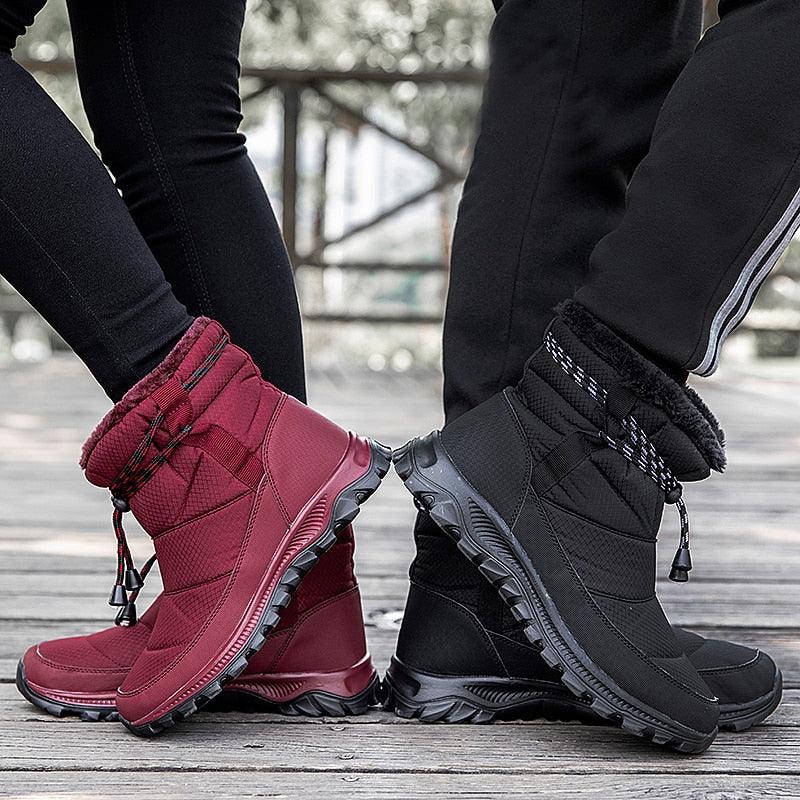 Winter Ankle Boots - Women Snow Boot - Thick Plush Waterproof - Non Slip Boots (BB1)(BB5)(F38)(F107)